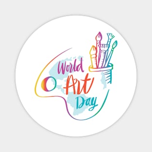 World Art Day Magnet